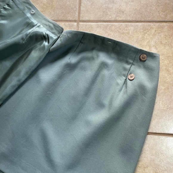 Talbots Wrap Skirt | Green | Size 6p - Picture 6 of 14
